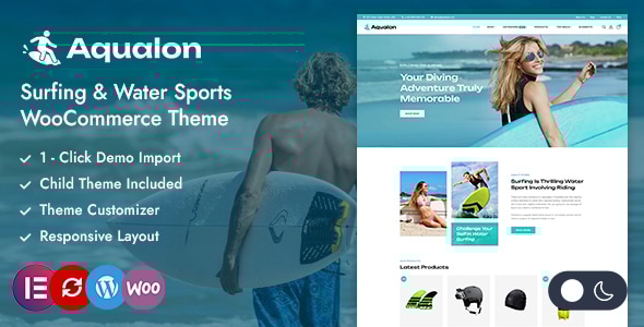 Aqualon - Surfing & Sports Store WooCommerce Theme Aqualon - Surfing & Sports Store WooCommerce Theme