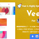Veen - Minimal Lightweight AMP Blog for WordPress