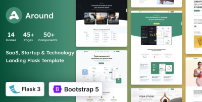 Around - SaaS, Startup & Technology Flask 3 Landing Template
