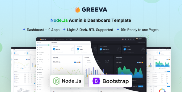 Greeva - Node.js Admin & Dashboard Template Greeva - Node.js Admin & Dashboard Template