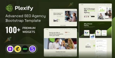 Plexify - Advance SEO Agency Bootstrap Template
