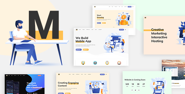 Milu - Tech and App Landing Page WordPress Theme Milu - Tech and App Landing Page WordPress Theme
