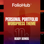 FolioHub - Personal Portfolio WordPress Theme