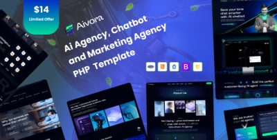 Aivora – AI Agency & Technology PHP Template