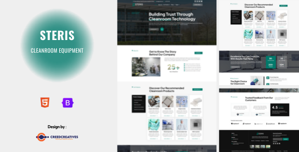 Steris – Cleanroom Equipment Html Bootstrap Template Steris – Cleanroom Equipment Html Bootstrap Template
