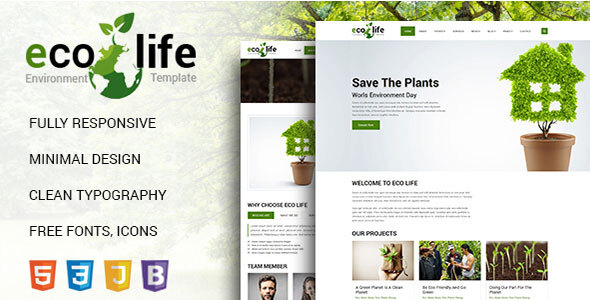 Eco Life Environmental HTML 5 Template Eco Life Environmental HTML 5 Template