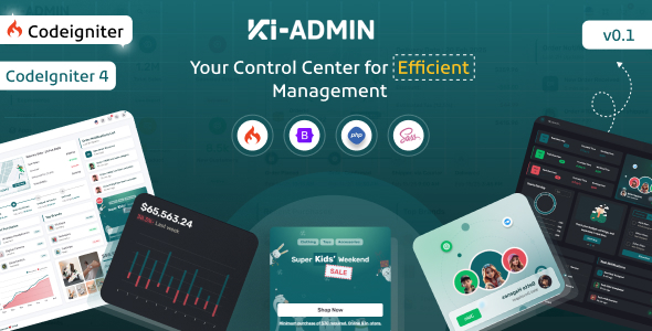 Ki-admin Codeigniter 4 Admin Dashboard Template Ki-admin Codeigniter 4 Admin Dashboard Template