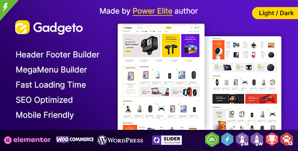 Gadgeto WP - Electronics Store Elementor WooCommerce Theme Gadgeto WP - Electronics Store Elementor WooCommerce Theme