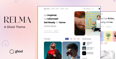 Relma - Modern & Lightweight Ghost Theme