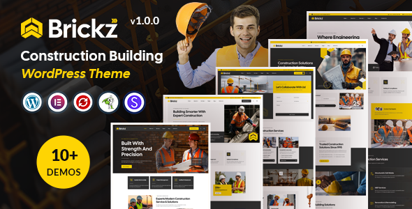 Brickz – Construction WordPress Theme Brickz – Construction WordPress Theme