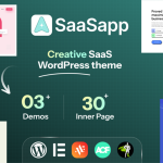SaaSapp | App & SaaS Landing wordPress Theme