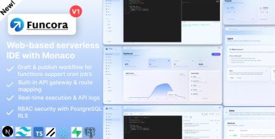 Funcora – Serverless Functions & API Management Platform (Next.js & TypeScript)