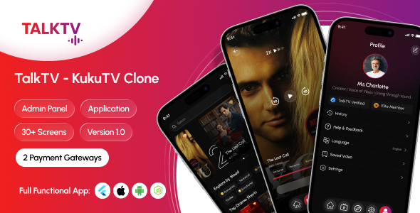 Talk Tv - Short Drama App | The Complete Clone of KuKu TV/FM Talk Tv - Short Drama App | The Complete Clone of KuKu TV/FM