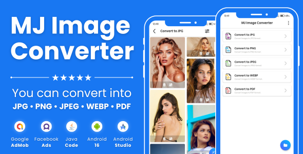 MJ Image Converter with AdMob Facebook Ads Android MJ Image Converter with AdMob Facebook Ads Android