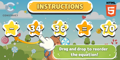 Math Shuffle - HTML5 Game