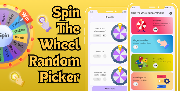 Spin The Wheel Random Picker with AdMob Facebook Ads Android Spin The Wheel Random Picker with AdMob Facebook Ads Android
