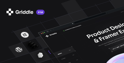 Griddie - Personal Portfolio & Resume WordPress Theme