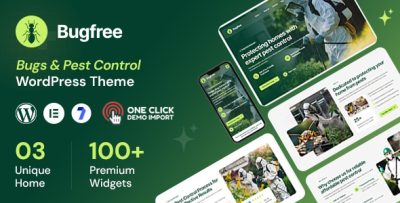 Bugfree - Bugs & Pest Control WordPress Theme