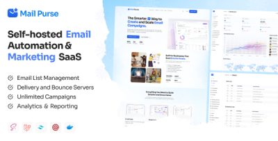 MailPurse - Self-hosted Email Automation & Marketing SaaS