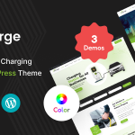 Echarge – Electric Vehicle Charging Station WordPress Theme