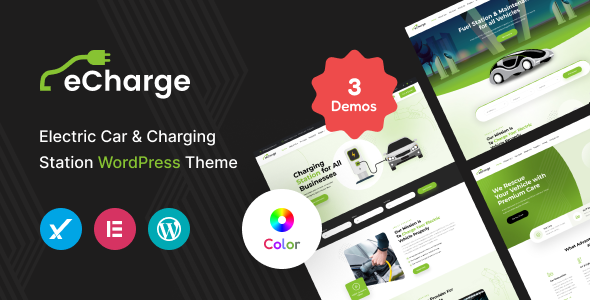 Echarge – Electric Vehicle Charging Station WordPress Theme Echarge – Electric Vehicle Charging Station WordPress Theme