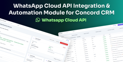 WhatsApp Cloud API Integration & Automation Module for Concord CRM