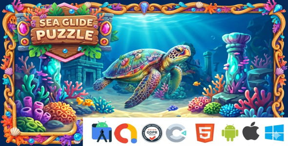 Sea Glide Puzzle (HTML5 Game + Construct 3) Sea Glide Puzzle (HTML5 Game + Construct 3)