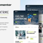 XTRME - Extreme Sport Community Elementor Template Kit