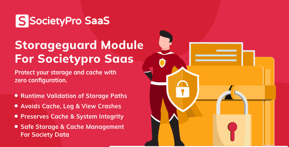 StorageGuard Module for SocietyPro Saas StorageGuard Module for SocietyPro Saas