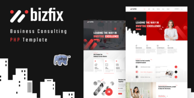 Bizfix - Business & Corporate Agency PHP Template