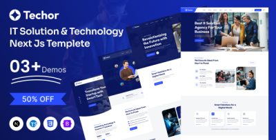 Techor- IT Solution & Technology NextJs Templete