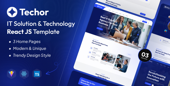 Techor- IT Solution & Technology React JS Template Techor- IT Solution & Technology React JS Template