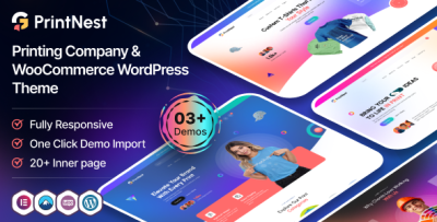 PrintNest – Printing Company & WooCommerce WordPress Theme