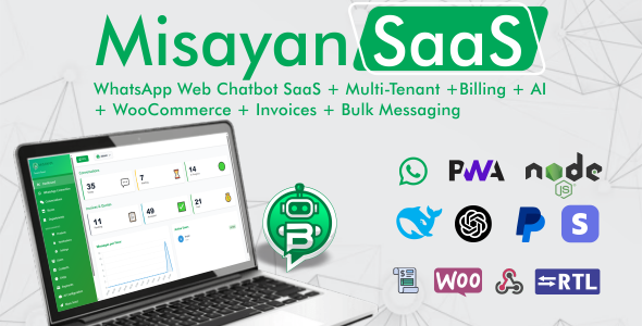 Misayan SAAS - WhatsApp Chatbot System Misayan SAAS - WhatsApp Chatbot System