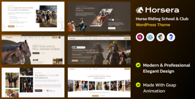 Horsera – Equestrian & Horse Riding Club WordPress Theme
