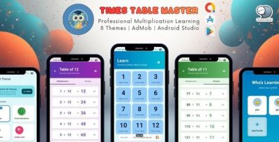 Times Table Master - Professional Multiplication Learning App for Android with Admob