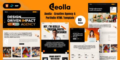Aeolla - Creative Agency & Portfolio HTML Template