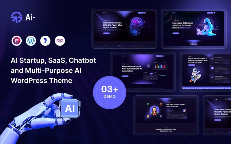 AI - AI SaaS Startup & AI Technology WordPress Theme AI - AI SaaS Startup & AI Technology WordPress Theme