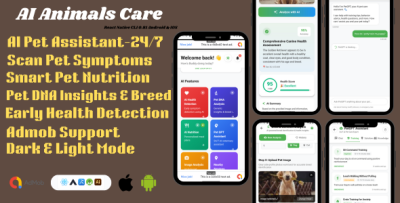 AI Animals & Pet Care App (Android & IOS)