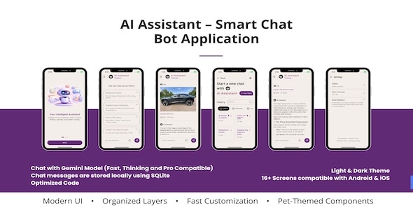 AI Assistant - Smart Chat Bot Application AI Assistant - Smart Chat Bot Application