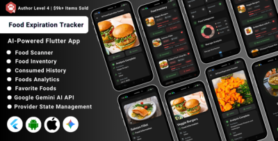 AI-Powered Food Expiration Tracker Flutter App