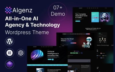 AIgenz - All-in-One AI Agency & Technology WordPress Theme
