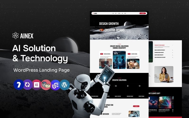 Ainex - AI Solutions and Technology Multipurpose WordPress Elementor Theme Ainex - AI Solutions and Technology Multipurpose WordPress Elementor Theme