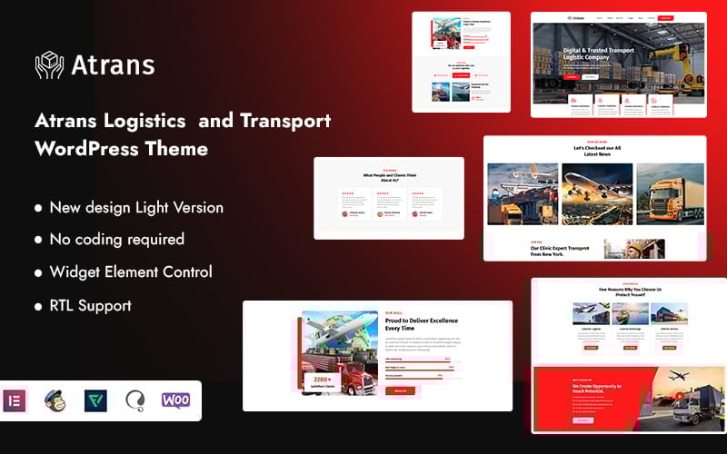 Atrans - Logistics and Transport WordPress Theme Atrans - Logistics and Transport WordPress Theme