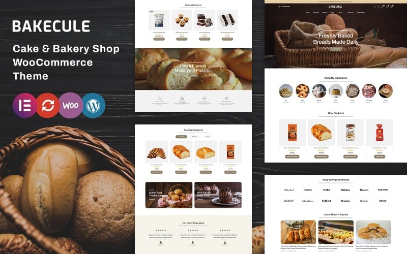 Bakecule - Cake and Bakery Store WooCommerce Theme Bakecule - Cake and Bakery Store WooCommerce Theme