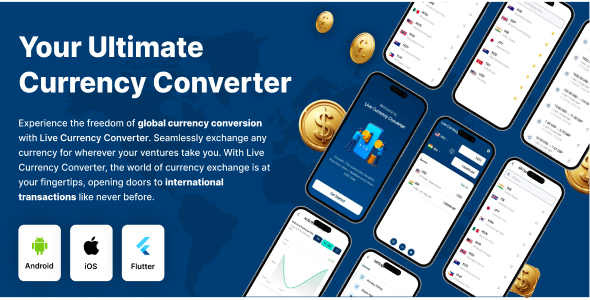 Live Currency Converter – Flutter Full App (FreeCurrencyAPI + AdMob) Live Currency Converter – Flutter Full App (FreeCurrencyAPI + AdMob)