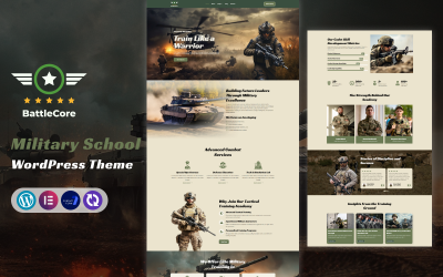 BattleCore – Military & Tactical Training WordPress Theme