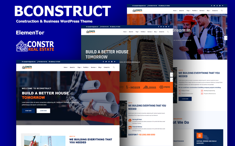 bConstruct - Construction & Architecture Elementor Wordpress Theme. bConstruct - Construction & Architecture Elementor Wordpress Theme.