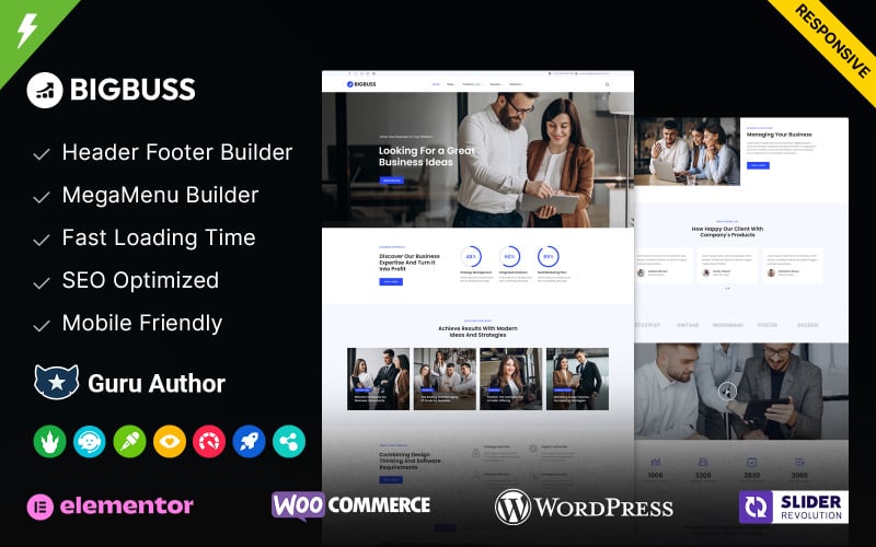 Bigbuss - Corporate and Business WordPress Theme Bigbuss - Corporate and Business WordPress Theme