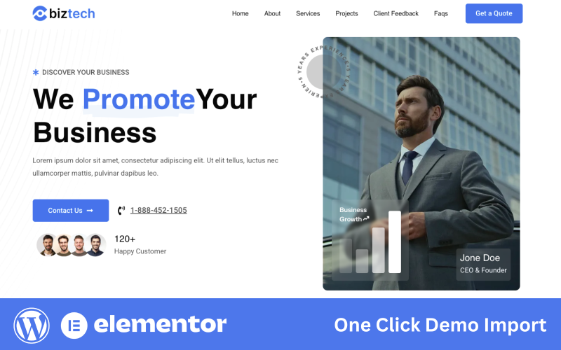 Biztech – Multipurpose Business Elementor WordPress Theme Biztech – Multipurpose Business Elementor WordPress Theme